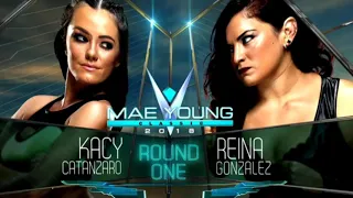 WWE Mae Young Classic 2018 Kacy Catanzaro Vs Reina Gonzalez Official Match Card