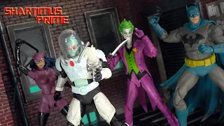 DC Multiverse Batman Hush Knightfall Catwoman Mr Freeze Joker McFarlane Toys Figures Review