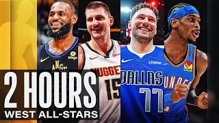 The 2024 Western Conference NBA All-Stars BEST Moments ⭐