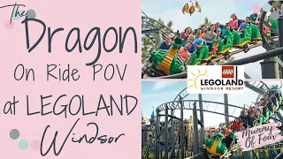 LEGOLAND DRAGON ROLLER COASTER WINDSOR FRONT SEAT POV RIDE WALKTHROUGH HD GO PRO 2019 AD