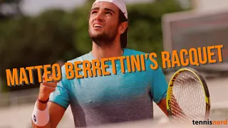 Matteo Berrettini's racquet