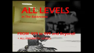 Every Level in The Backrooms from -999 to 999 and Beyond