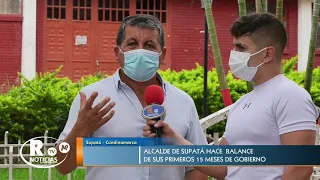 ALCALDE DE SUPATÁ ENTREGA BALALANCE DE SUS PRIMEROS 15 MESES DE GOBIERNO.