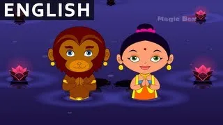 Birth Of Hanuman - Return of Hanuman In English  (HD) - Animation Bedtime Cartoon