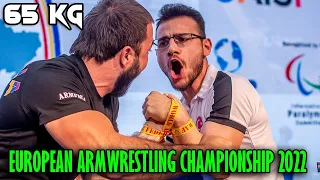 SENIOR MEN 65 kg LEFT HAND - EUROPEAN ARMWRESTLING CHAMPIONSHIP 2022