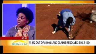 71 212 out of 80 000 land claims resolved since 1994