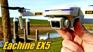 Eachine EX5 Drone First Look and Flight With Follow Me Mode and Crash Test