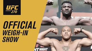 UFC 270: Live Weigh-In Show