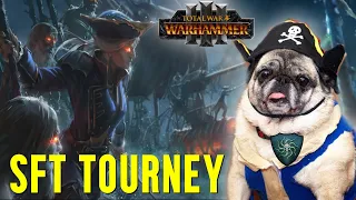 Single Faction Tournament | VAMPIRE COAST SUFFERING! Total War Warhammer 3 Tournament