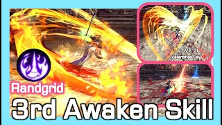 Randgrid 3rd Awaken skill / Burning Chain & Blaze Strike / Love in animation; Valentines Day / DN KR