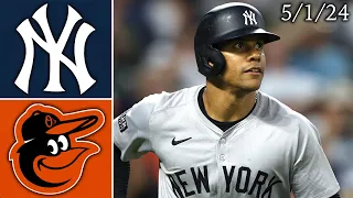New York Yankees @ Baltimore Orioles | Game Highlights | 5/1/24