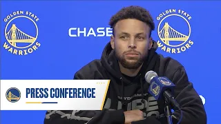 Stephen Curry postgame press conference following career-high 62-point game vs. Trail Blazers