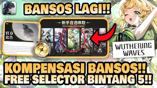 BANSOS SELECTOR BINTANG 5 GRATIS!! Kompensasi dari Developer Baik!! 🤔 | Wuthering Waves