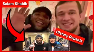 Yoel Romero meets Khabib's cousin Usman & sends Greetings | Khabib meets the fans at EagleFC