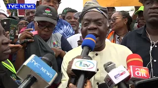 (WATCH) Femi Falana Joins ASUU Protest, Says "Enough Is Enough"