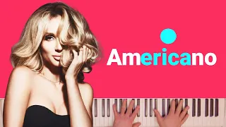 LOBODA - Americano | караоке | на пианино