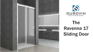 Ravenna 17 sliding shower door installation