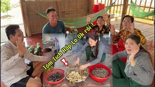 Cha Vợ Đi Mua Tôm Tích Về Cho Gia Đình Hấp Và Làm Lai Rai Với Chị Sui..