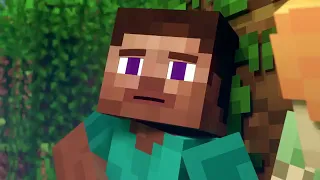 Steve and Alex and Herobrine movie