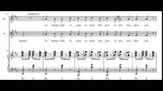 Belle nuit ô nuit d'amour (Les Contes D'Hoffman - Offenbach) Score Animation