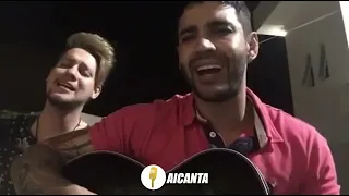 Gusttavo Lima e Denner - Vai por mim - voz e violão - AiCanta!