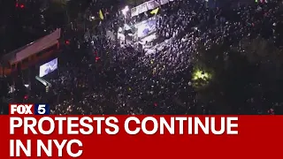 Pro-Israel, Palestine protests continue in NYC