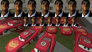 Obunga family Vs too much Lightning mcqueen nextbot gmod