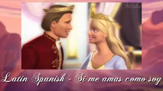 Barbie the Princess and the Pauper - If you love me for me (One Line Multilanguage)
