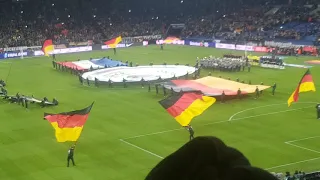 Deutschland vs Niederlande Nationalhymnen