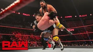 Heavy Machinery’s first match on Raw: Raw, Jan. 21, 2019