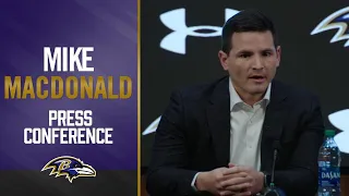 Mike Macdonald Introductory Press Conference | Baltimore Ravens