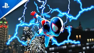 Miles Morales Upgrades his VENOM Lightning Powers to BLUE - Spider-Man PC MODS