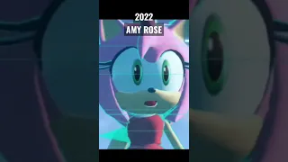 Evolution of Amy Rose in Sonic Games (1993-2022)