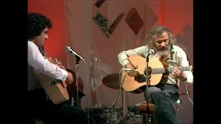 Georges Moustaki et Enrico Macias - "Le métèque" et improvisation à la guitare (live)