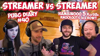 ChocoTaco Hambinooo Lumi Swagger | Streamer Vs Streamer | PUBG DIARY #40