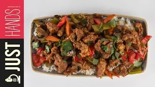 Pork with sweet & sour sauce | Akis Petretzikis