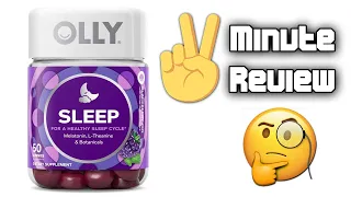The 2 Minute Review - Olly Sleep Vitamin Gummies
