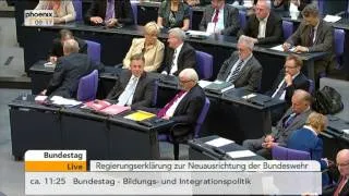 Regierungserklärung zur Neuausrichtung der Bundeswehr - VOR ORT vom 16.05.2013