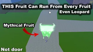 THIS Fruit Can Run From Every Fruit Even LEOPARD Fruit In Roblox Blox Fruits