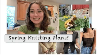 spring knitting plans! | pattern roundup, tanks, tees, sweaters, vests, knitting inspiration