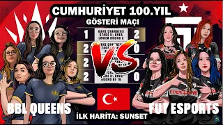 BBL Queens vs. FUT Esports MAÇ ÖZETİ #1  | 100. Yıl Gösteri Maçı  | Sunset 1st Map