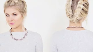 HOW TO BRAID SHORT HAIR TUTORIAL | Milabu