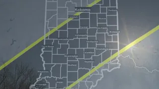 Some Indiana towns are just on the edge of the path of totality