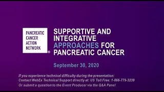 Supportive and Integrative Approaches to Pancreatic Cancer