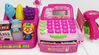 콩지 슈퍼마켓 계산대 놀이 뽀로로 마트 장난감 소꿉놀이 Konggi Market Cash Register toy Toys