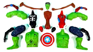 Merakit Mainan Siren Head, Hulk Smash, Spider-Man, Miles Morales Avengers Superhero Toys