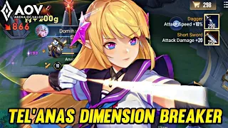 Telanas Abysal Lane Pro Gameplay | Dimension Breaker - Arena Of Valor | RoV | cot | LiênQuânMobile