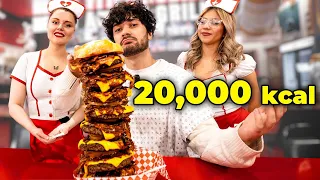 Najbardziej NIEZDROWA Restauracja na Świecie (1 burger = 20,000 kcal)