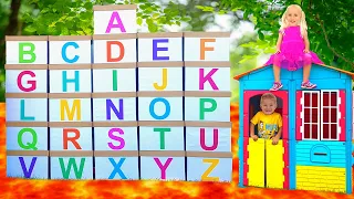 ABC Learn English Alphabet | Aprendiendo Canciones Infantiles con Katya y Dima