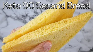 90 Second Keto Bread | Almond Flour Recipe